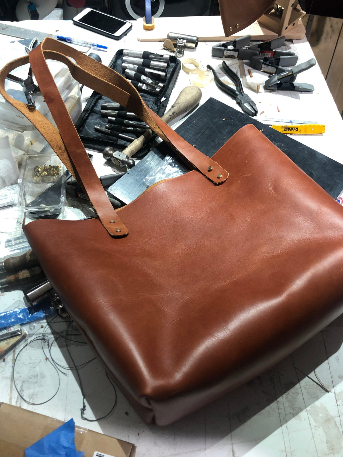 Make a Custom Leather Tote (Beginning in May)
